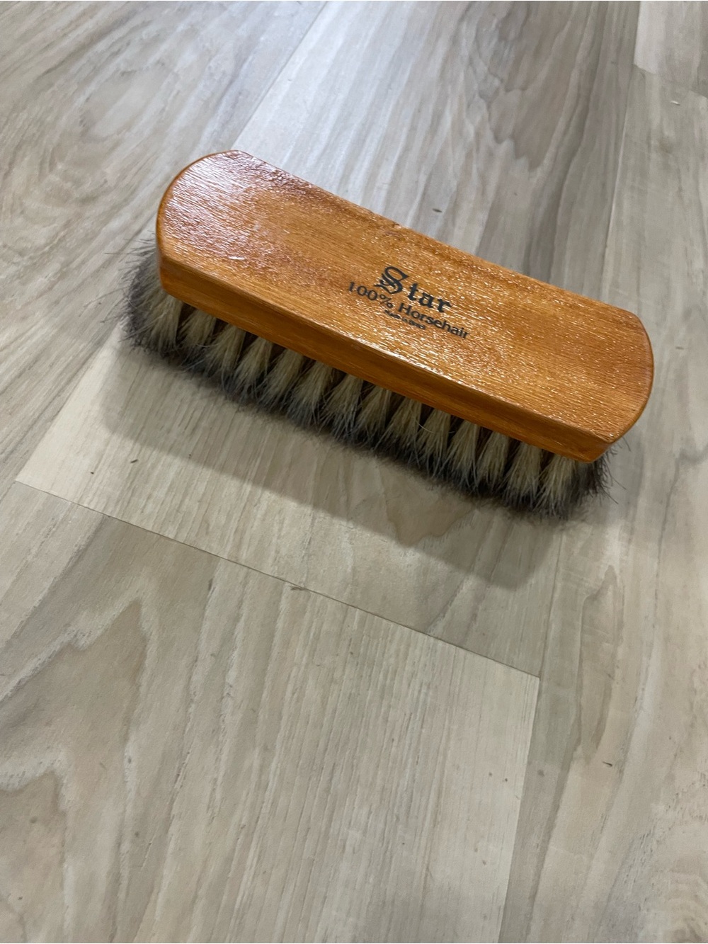 100% Horsehair Brush - Natural Brown